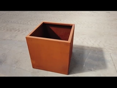 Niestandardowe donice ogrodowe na zewnątrz duże metalowe