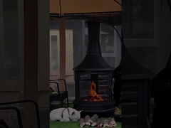 Gotowiec na drewno zewnętrzny do ogrzewania i gotowania