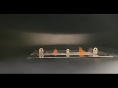 Wysokiej klasy kokon wiszący podwieszany kominek na etanol montowany na dachu