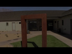 Wodospad z stału Corten Blade Cascade Personalizuj przestrzeń